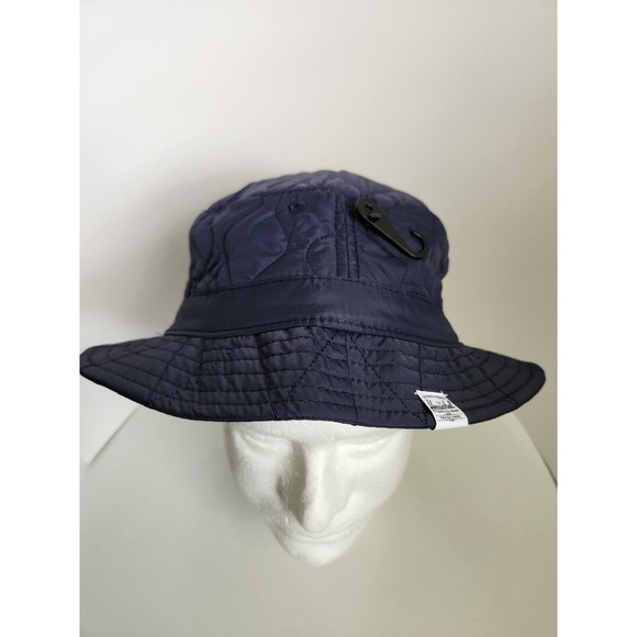 HERSCHEL SUPPLY COMPANY Navy Blue Quilted Nylon Bucket Hat (Kids L/XL) - Picture 2 of 5